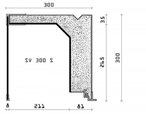 Produktabbildung: Rolladenkästen Typ SV 300 S