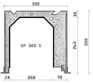 Produktabbildung: Rolladenkästen Typ SP 300 S